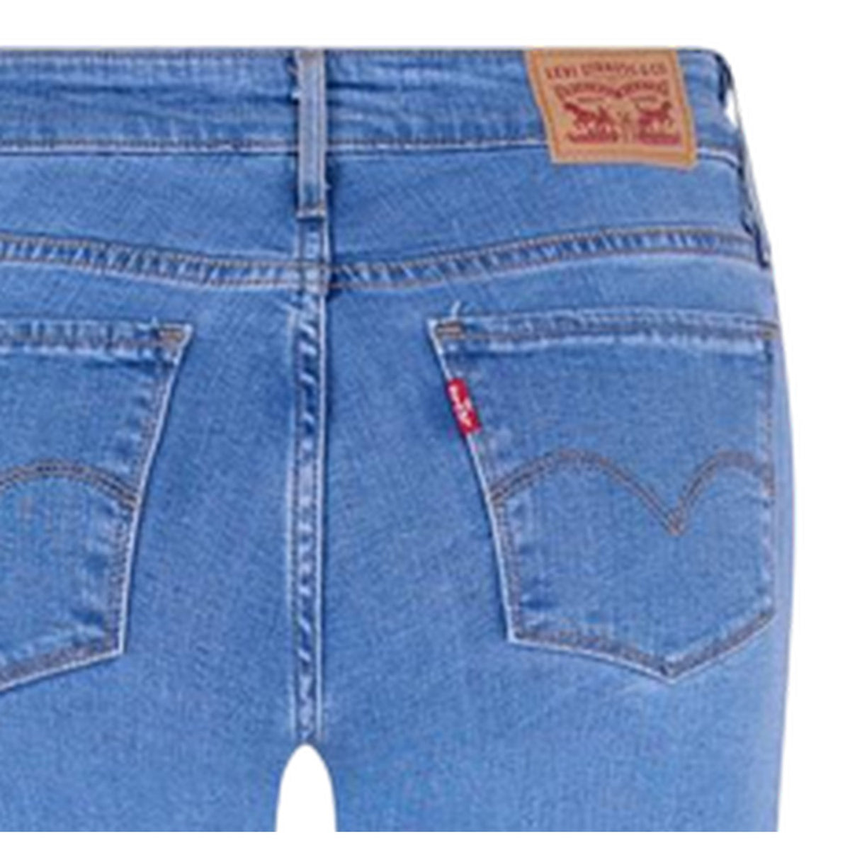Blue - Lifestyle - Levis Womens-Ladies 712 Denim Slim Jeans