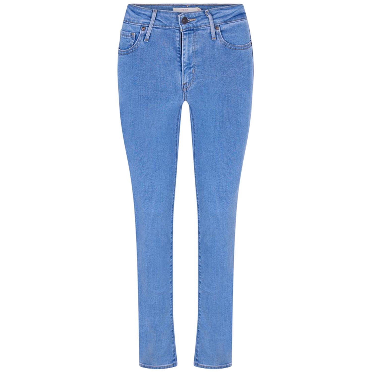 Blue - Front - Levis Womens-Ladies 712 Denim Slim Jeans