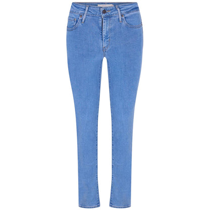 Blue - Front - Levis Womens-Ladies 712 Denim Slim Jeans