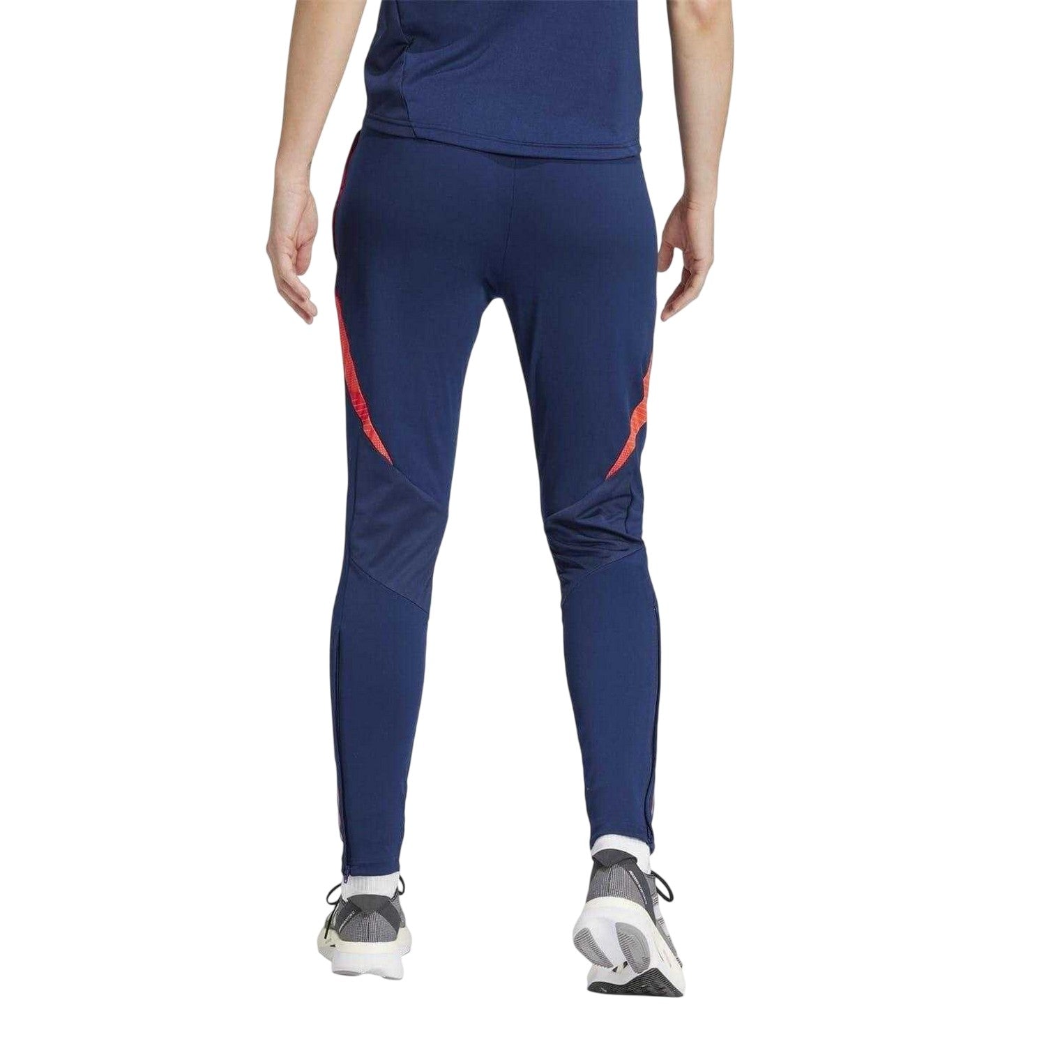 Night Indigo - Back - Adidas Mens Manchester United FC Slim Tracksuit Bottoms