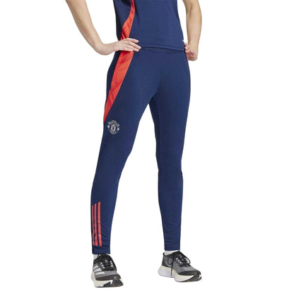 Night Indigo - Pack Shot - Adidas Mens Manchester United FC Slim Tracksuit Bottoms