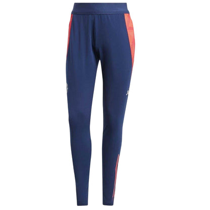 Night Indigo - Front - Adidas Mens Manchester United FC Slim Tracksuit Bottoms