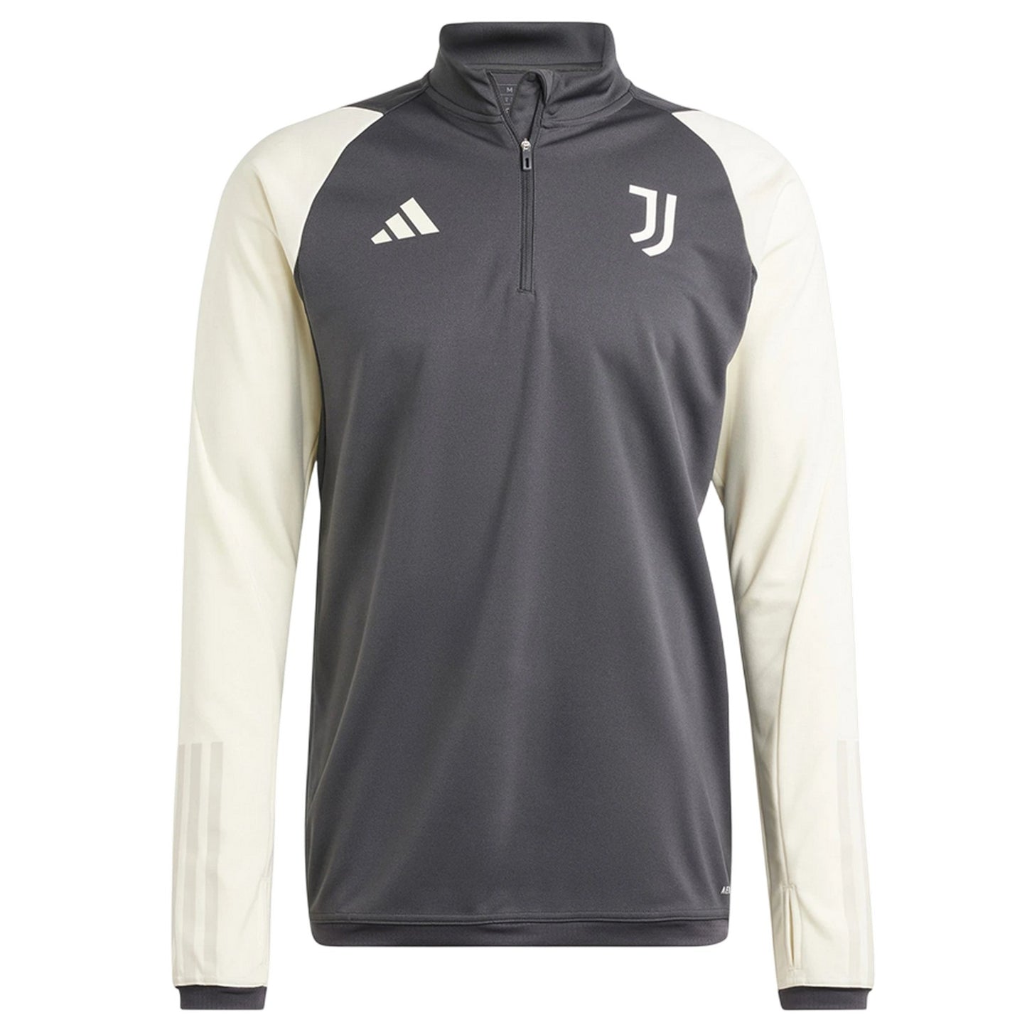 Carbon-Creamy White - Front - Adidas Mens Tiro 23 Pro Juventus FC Training Top