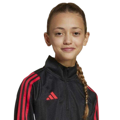 Black - Side - Adidas Childrens-Kids Tiro 24 Training Top