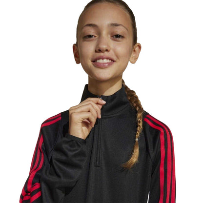 Black - Lifestyle - Adidas Childrens-Kids Tiro 24 Training Top