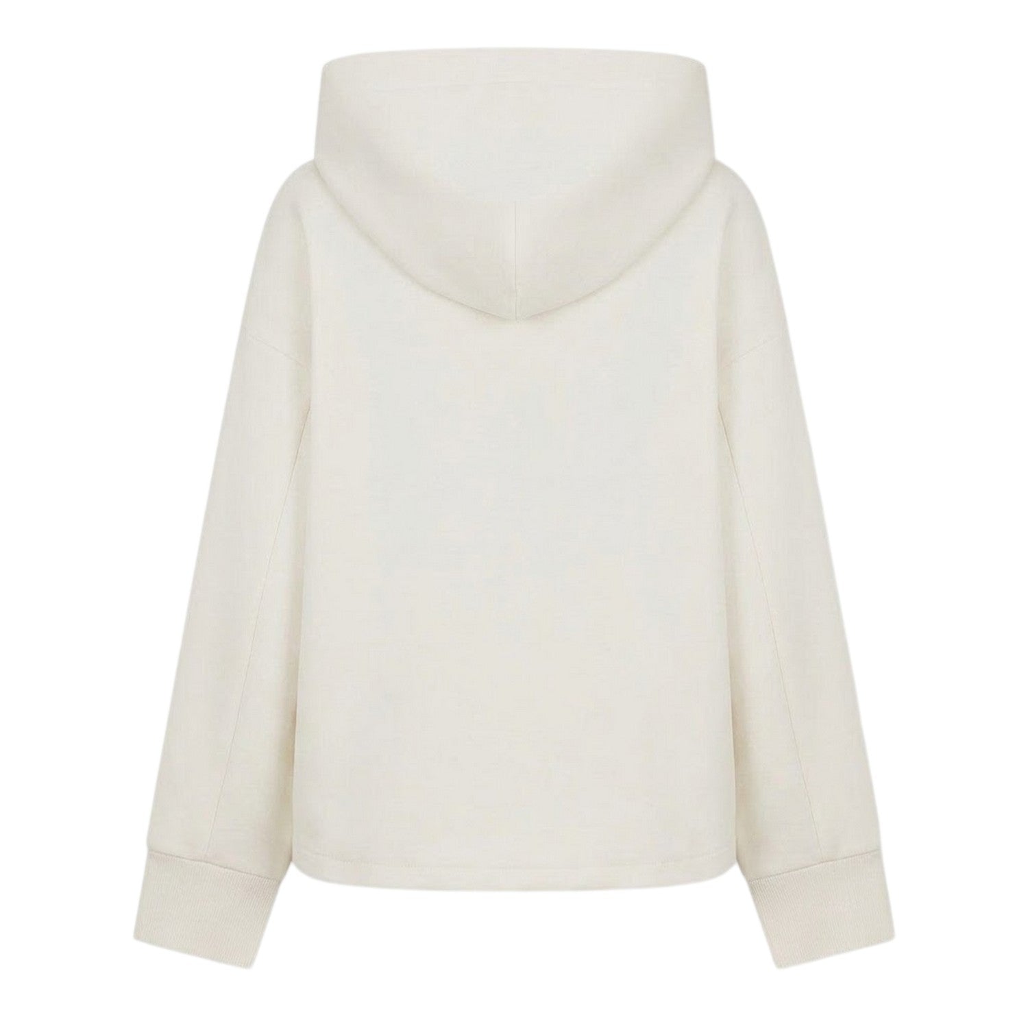 White - Back - Boss Womens-Ladies Elapse Relaxed Fit Hoodie