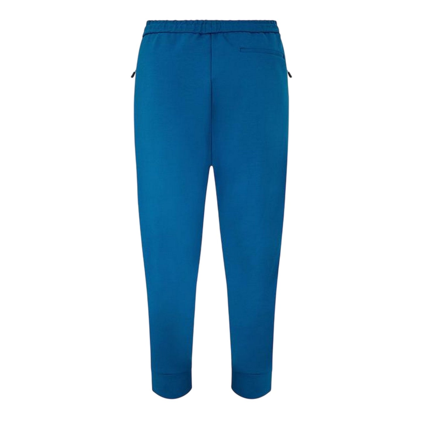 Blue - Back - Boss Mens Hadiko Side Stripe Regular Jogging Bottoms