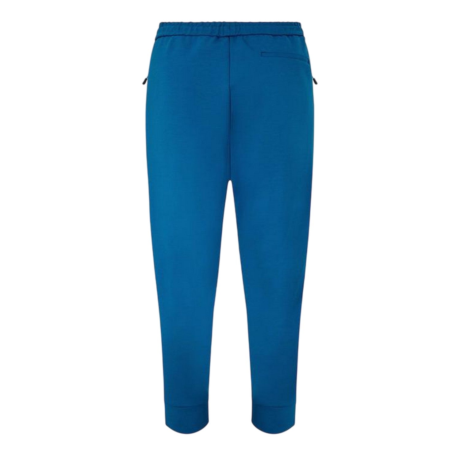 Blue - Back - Boss Mens Hadiko Side Stripe Regular Jogging Bottoms