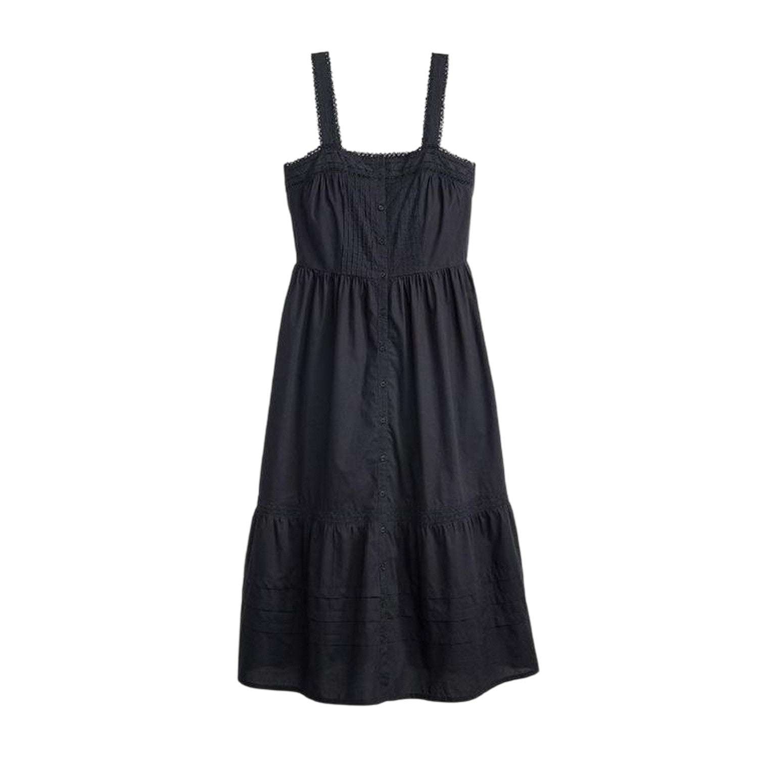 Caviar - Front - Levis Womens-Ladies Square Neck Sleeveless Midi Dress