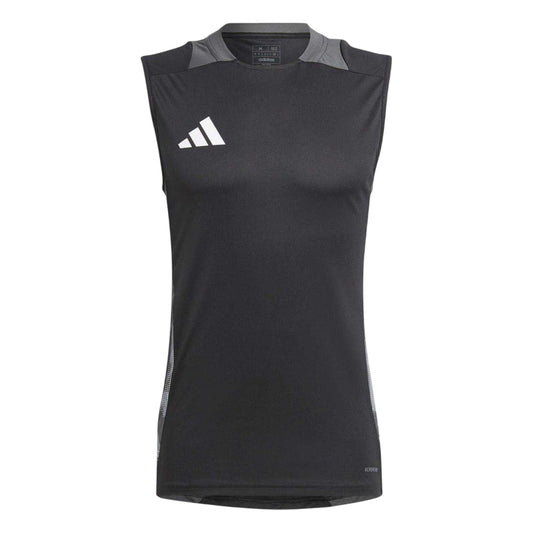 Black-Dark Grey - Front - Adidas Mens Tiro 24 Competition Sleeveless Training Jersey