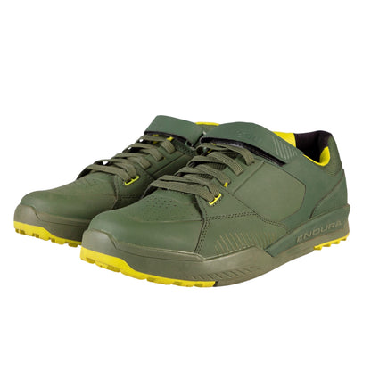 Forest Green - Front - Endura Mens Mt500 Burner Logo Shoes