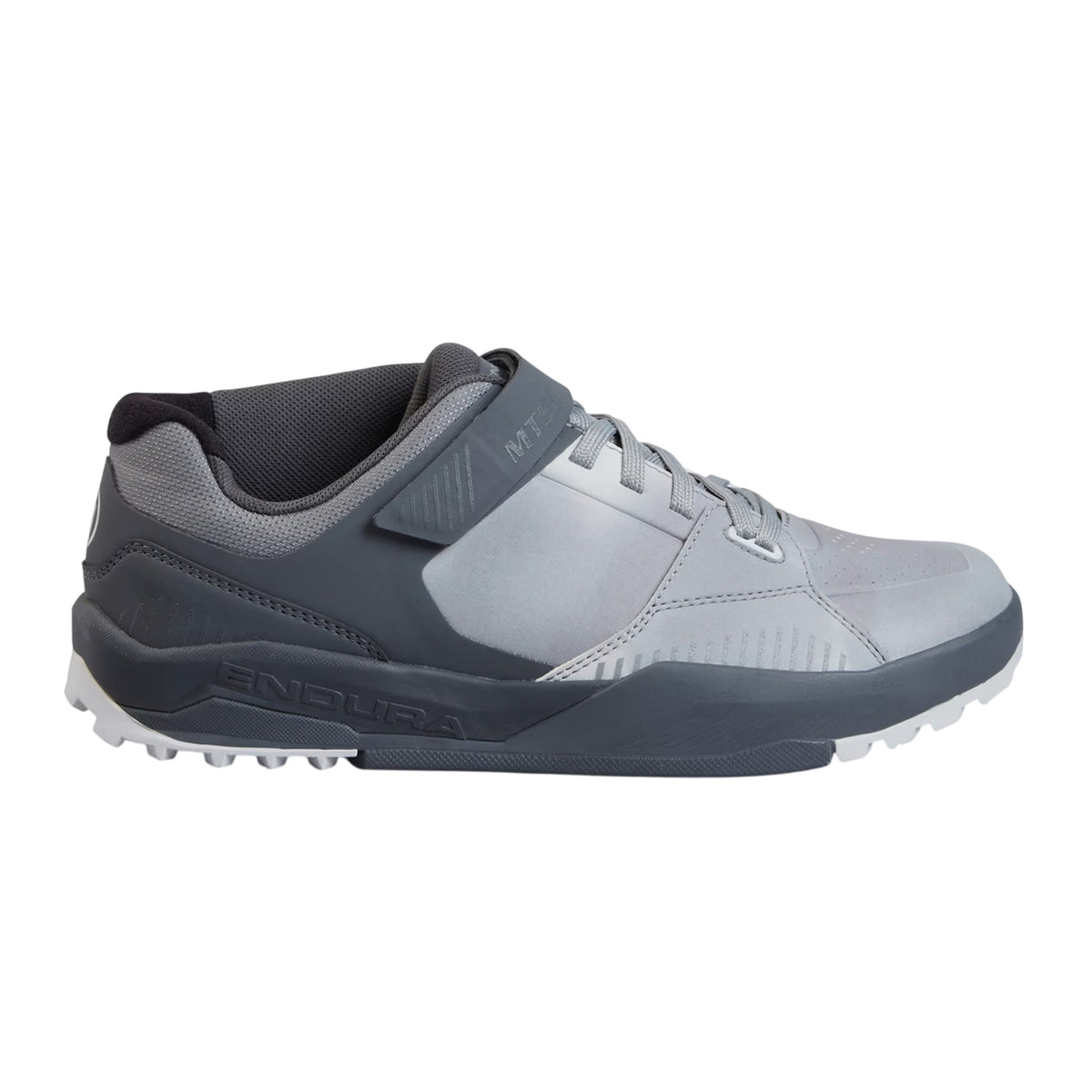 Grey - Front - Endura Mens Mt500 Burner Logo Shoes