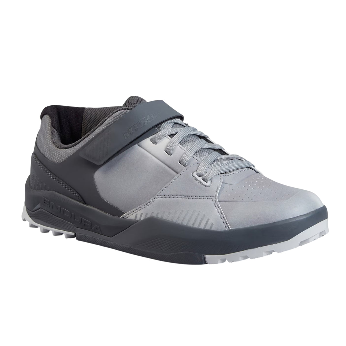 Grey - Back - Endura Mens Mt500 Burner Logo Shoes