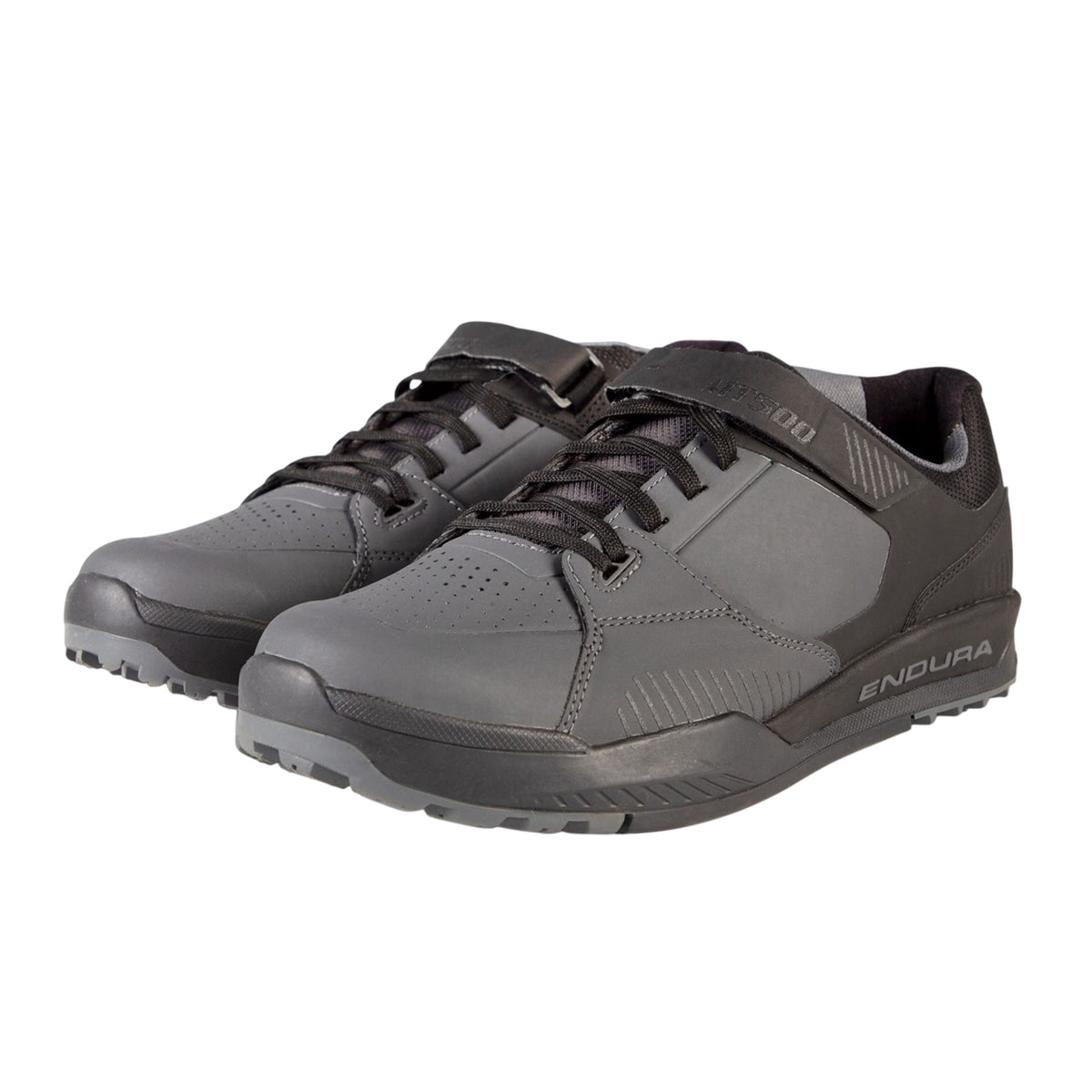 Black - Front - Endura Mens Mt500 Burner Logo Shoes