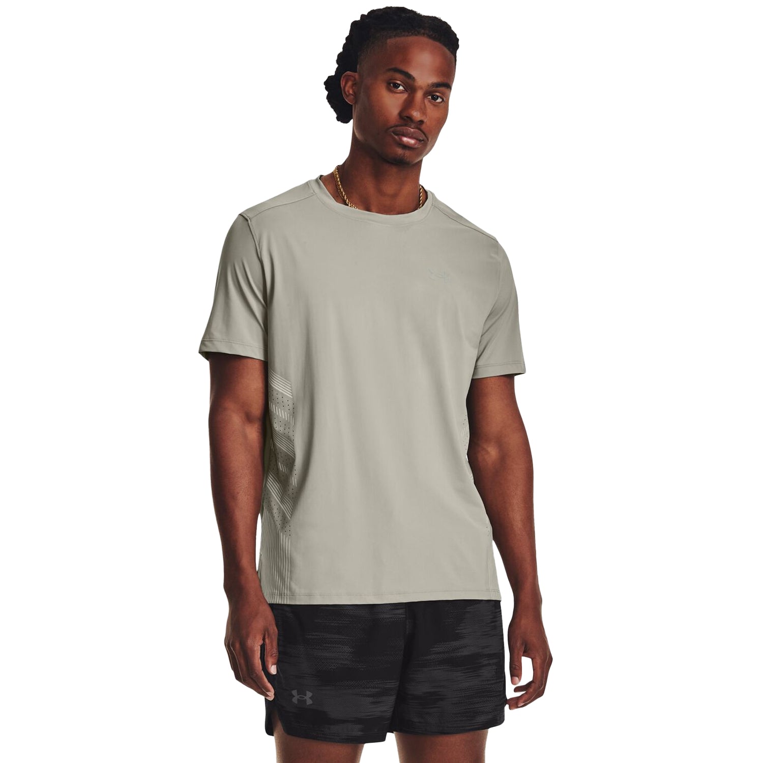 Green - Side - Under Armour Unisex Adult Launch Elite Graphic T-Shirt