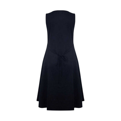 Black - Back - SoulCal Womens-Ladies V Neck Sleeveless Midi Dress