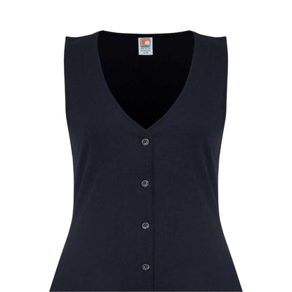 Black - Side - SoulCal Womens-Ladies V Neck Sleeveless Midi Dress