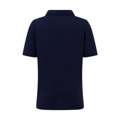 Peacoat - Back - Castore Childrens-Kids Chest Logo Short-Sleeved Polo Shirt