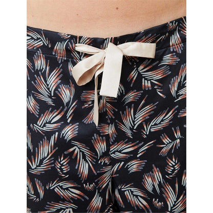 Black - Lifestyle - CCDK Copenhagen Womens-Ladies Janet Leaf Print Pyjama Bottoms