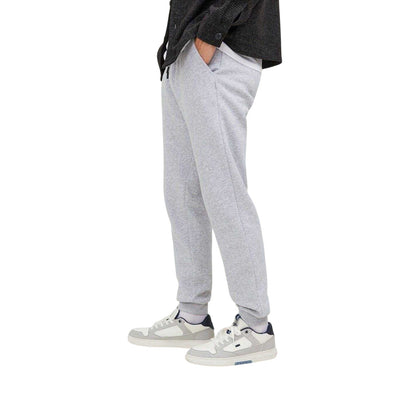Light Grey - Side - Jack And Jones Mens Bradley Jogging Bottoms