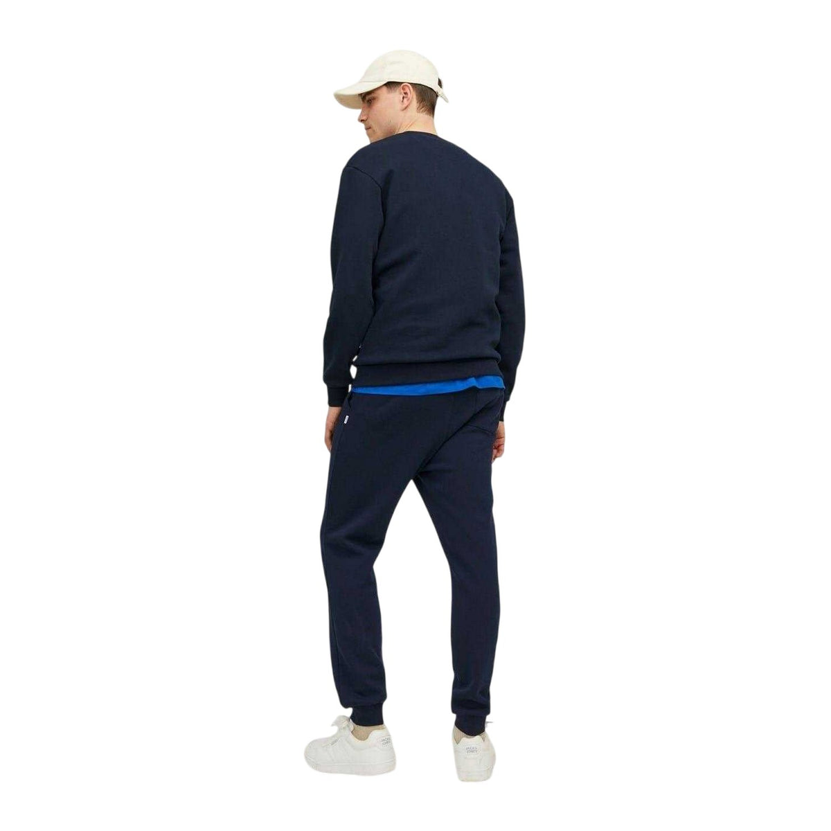 Navy Blazer - Back - Jack And Jones Mens Bradley Jogging Bottoms