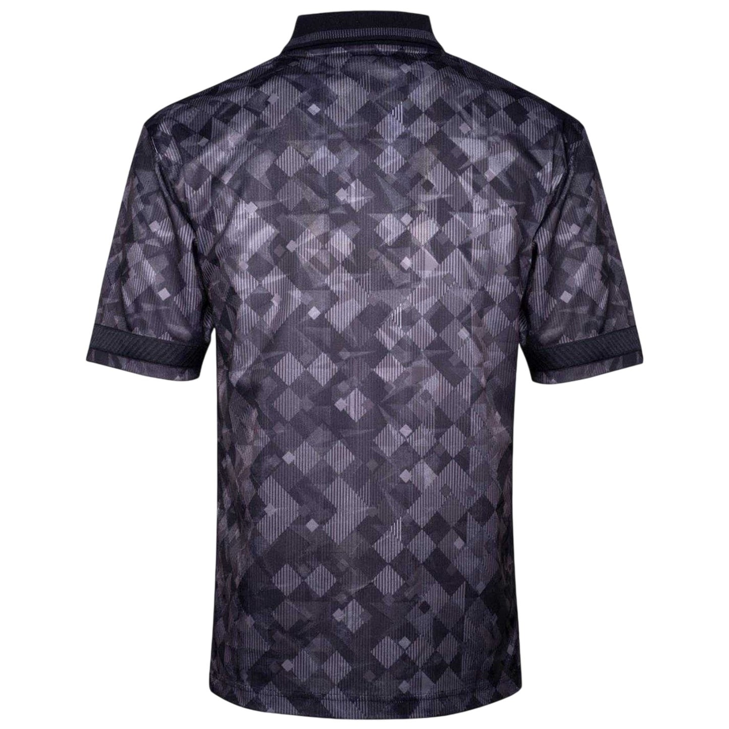 Black - Back - Score Draw Mens 1990 Black Out England FA Football Shirt
