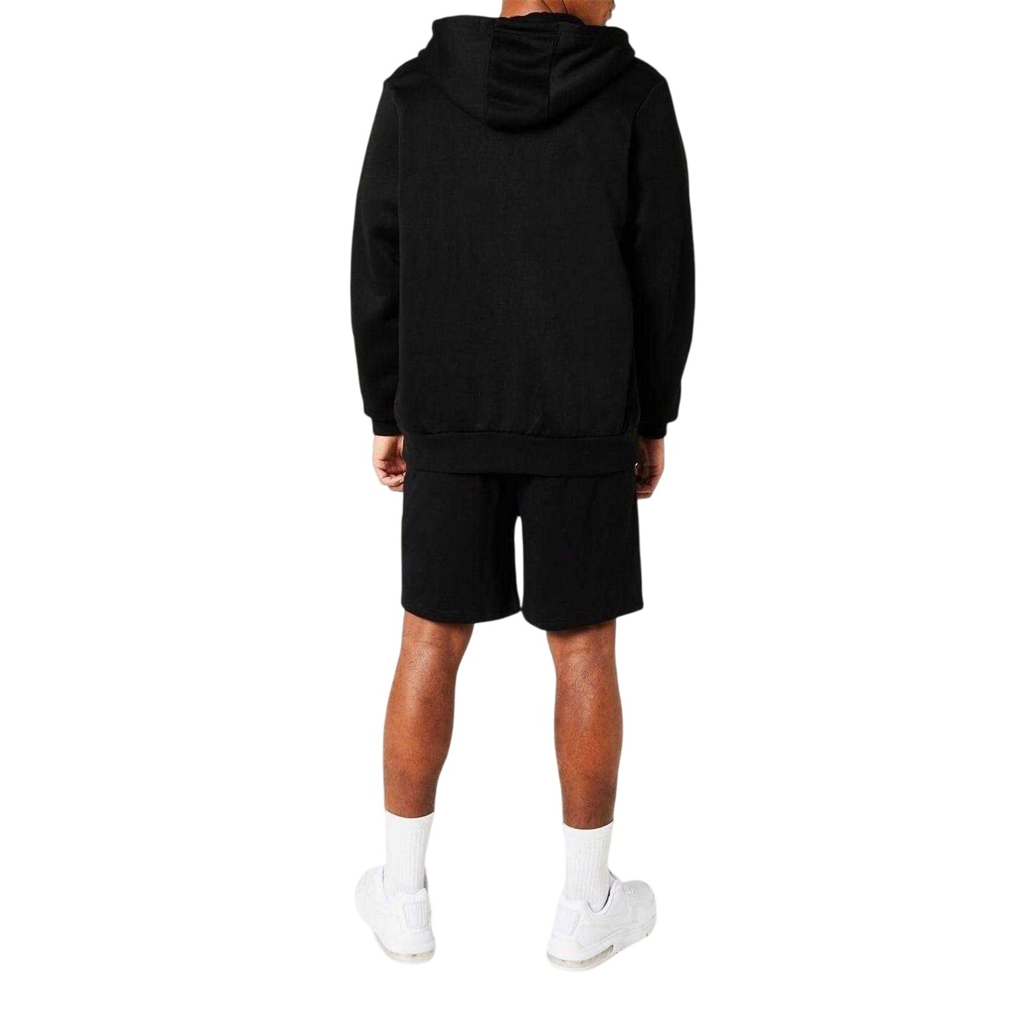Black - Back - Slazenger Mens Polycotton Full Zip Hoodie