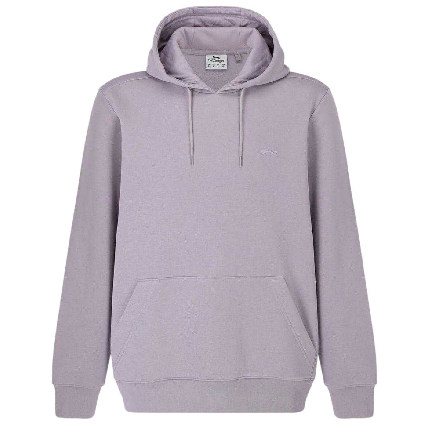 Lavender - Front - Slazenger Mens Fleece Hoodie
