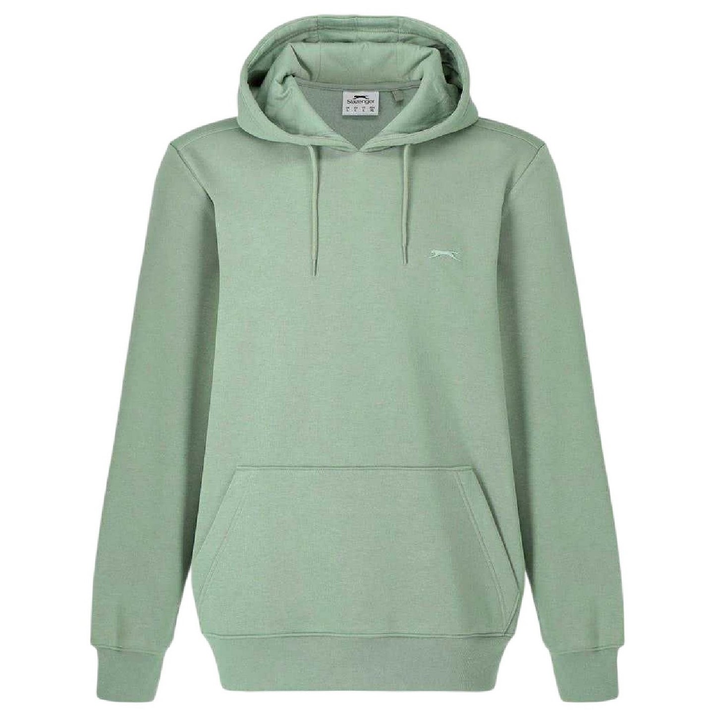 Sage - Front - Slazenger Mens Fleece Hoodie