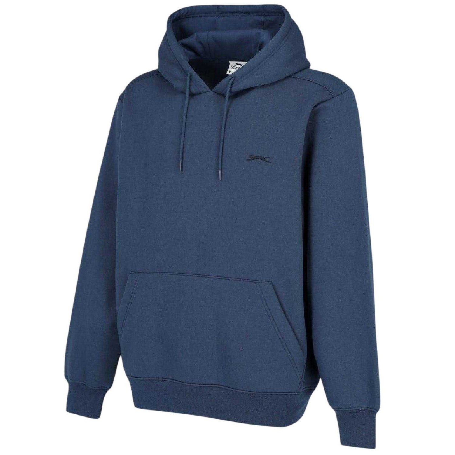 Steel Blue - Side - Slazenger Mens Fleece Hoodie