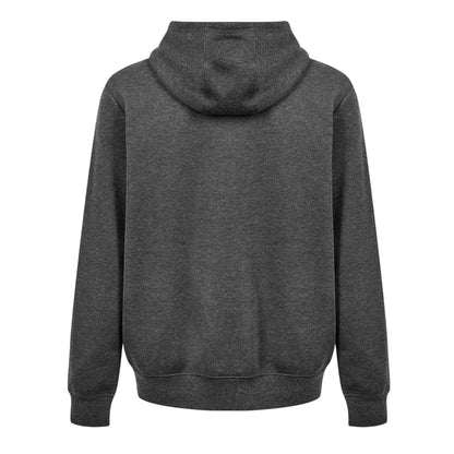 Charcoal Marl - Back - Slazenger Mens Fleece Hoodie
