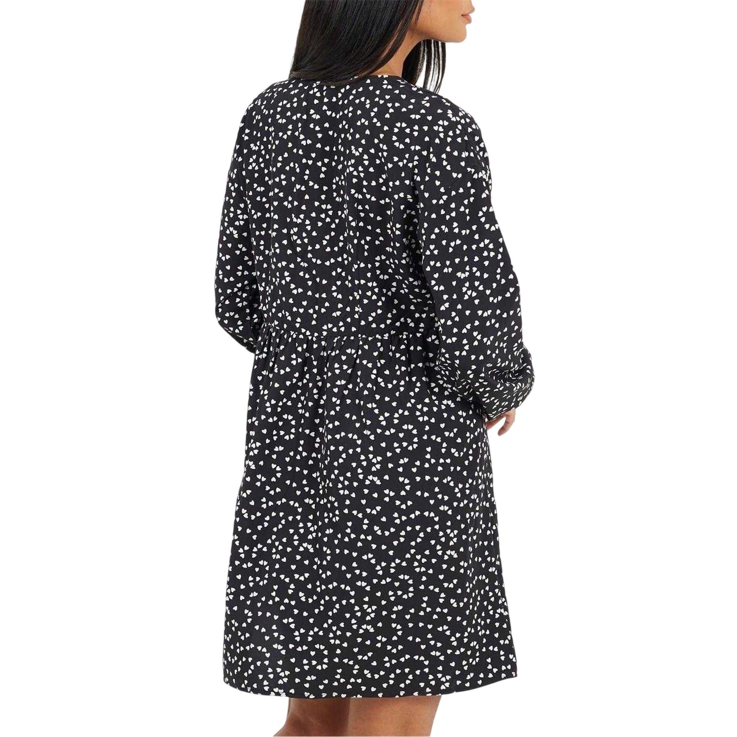 Black-White - Back - Brave Soul Womens-Ladies Regular Mini Dress