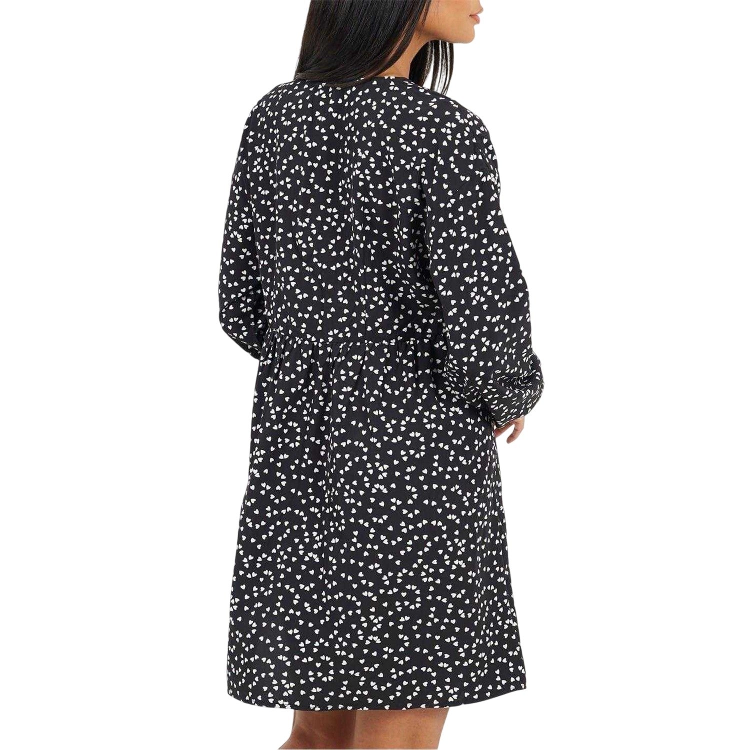 Black-White - Back - Brave Soul Womens-Ladies Regular Mini Dress