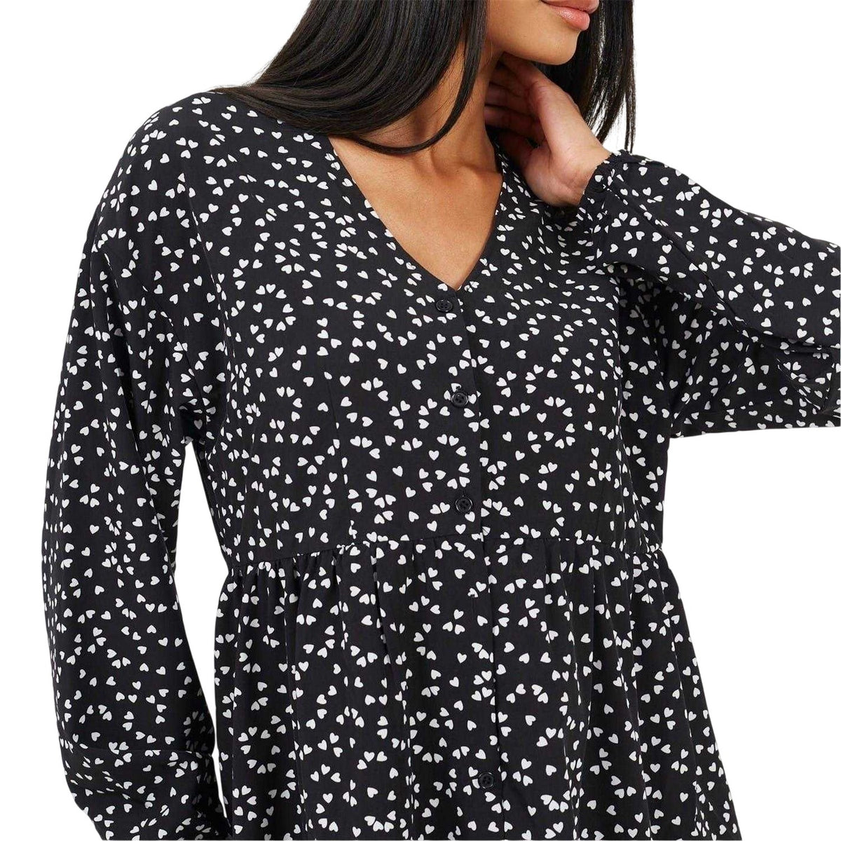 Black-White - Lifestyle - Brave Soul Womens-Ladies Regular Mini Dress