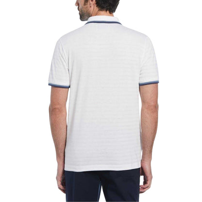 White - Back - Original Penguin Mens Tipped Regular Polo Shirt
