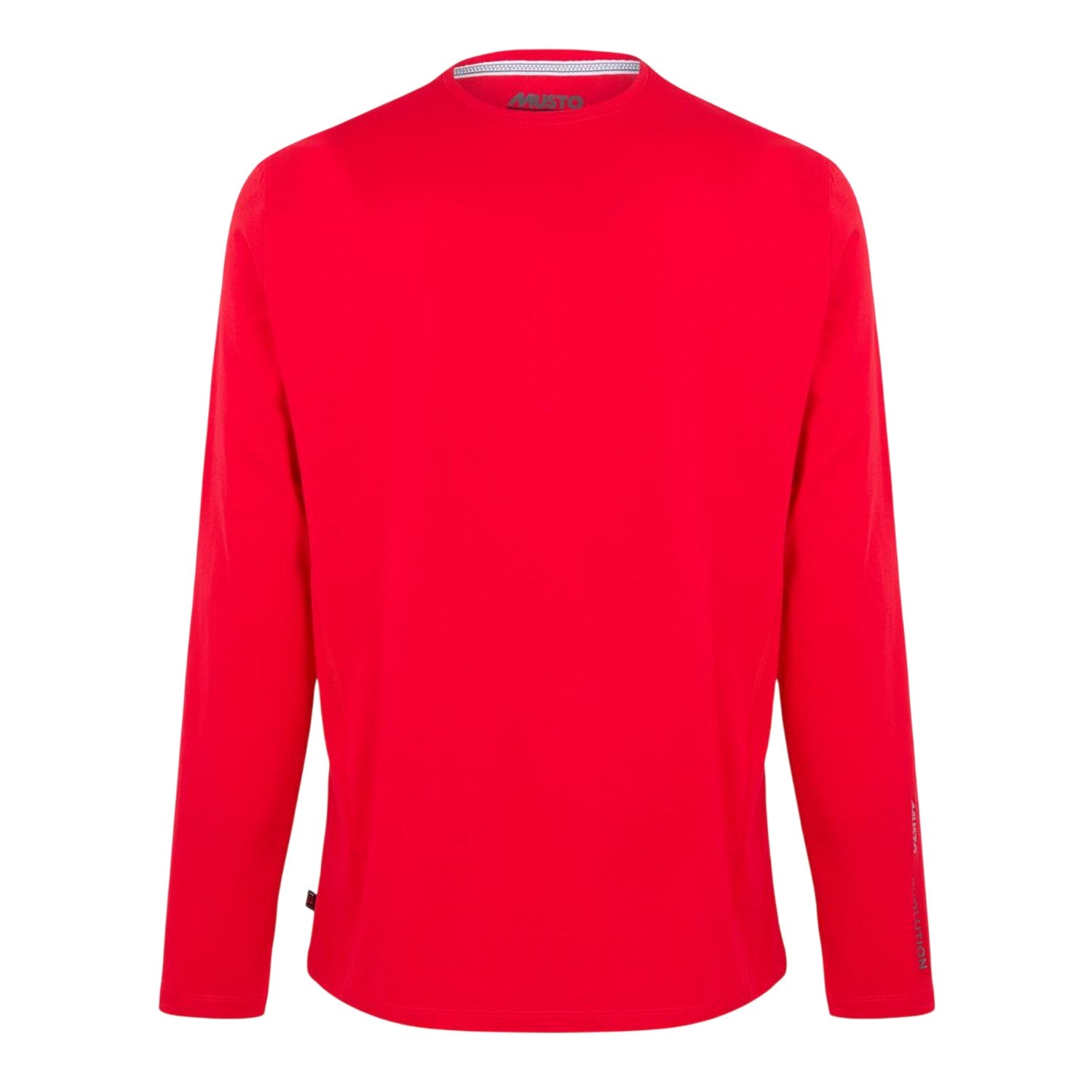 Red - Front - Musto Mens Sunblock Plain Long-Sleeved T-Shirt