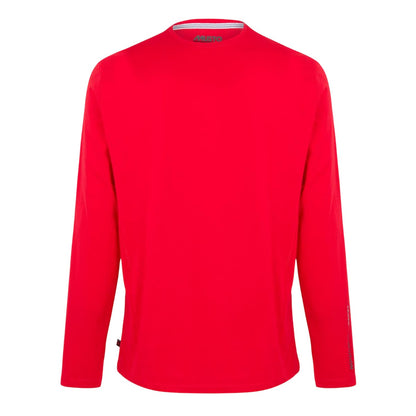 Red - Front - Musto Mens Sunblock Plain Long-Sleeved T-Shirt