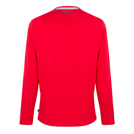 Red - Front - Musto Mens Sunblock Plain Long-Sleeved T-Shirt