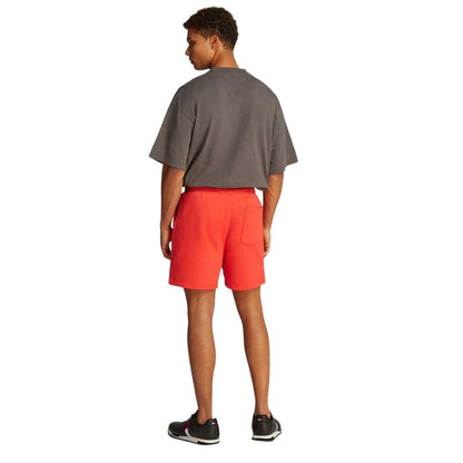 Orange - Back - Tommy Jeans Mens Flagbeach Polycotton Logo Shorts