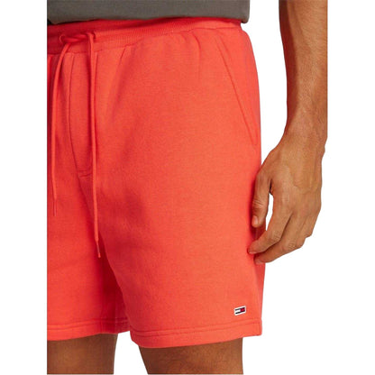 Orange - Lifestyle - Tommy Jeans Mens Flagbeach Polycotton Logo Shorts