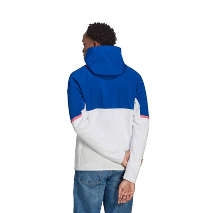 Blue - Back - Adidas Mens 2022-23 Juventus FC Anthem Jacket