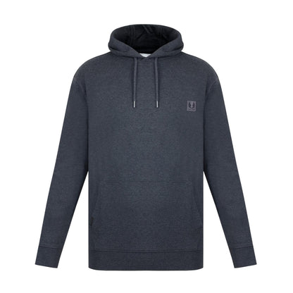 Charcoal Marl - Front - Firetrap Mens Drawstring Hoodie