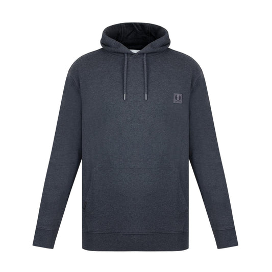 Charcoal Marl - Front - Firetrap Mens Drawstring Hoodie