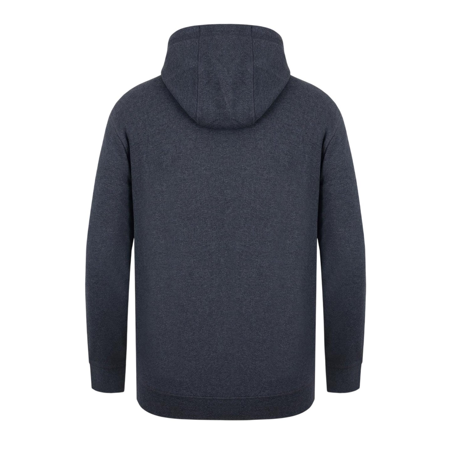 Charcoal Marl - Back - Firetrap Mens Drawstring Hoodie