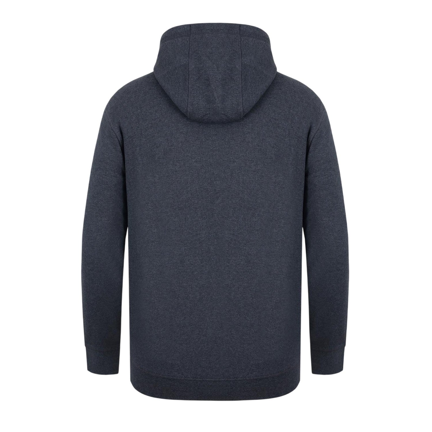 Charcoal Marl - Back - Firetrap Mens Drawstring Hoodie