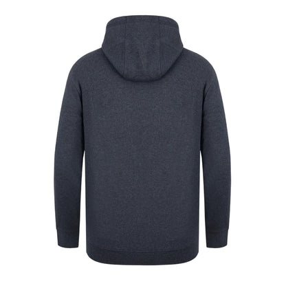 Charcoal Marl - Back - Firetrap Mens Drawstring Hoodie