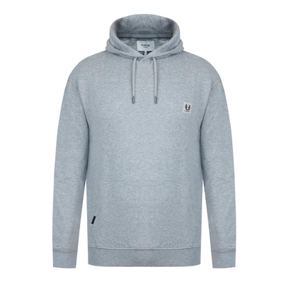 Grey Marl Marl - Front - Firetrap Mens Drawstring Hoodie