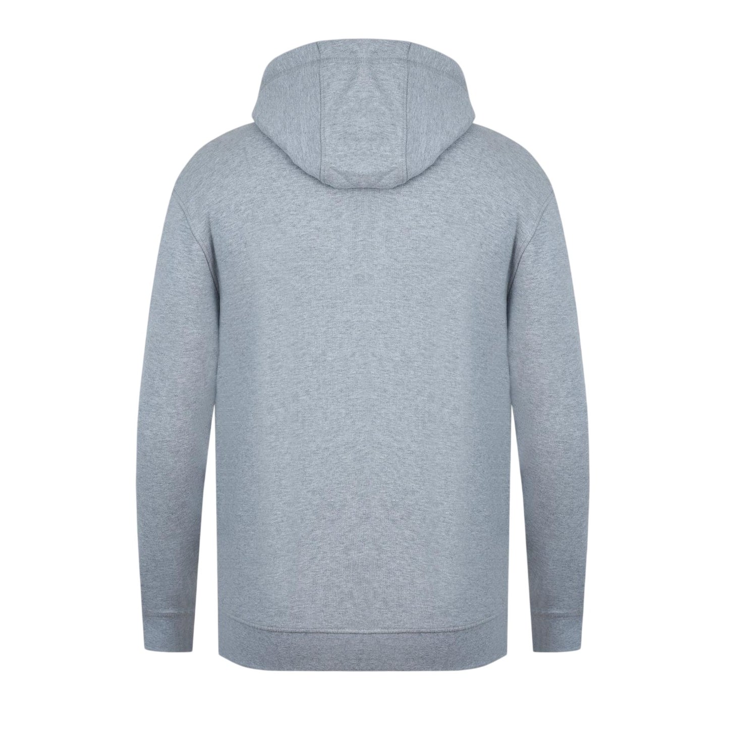 Grey Marl Marl - Back - Firetrap Mens Drawstring Hoodie