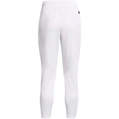 White - Back - Under Armour Womens-Ladies Unstoppable Logo Joggers