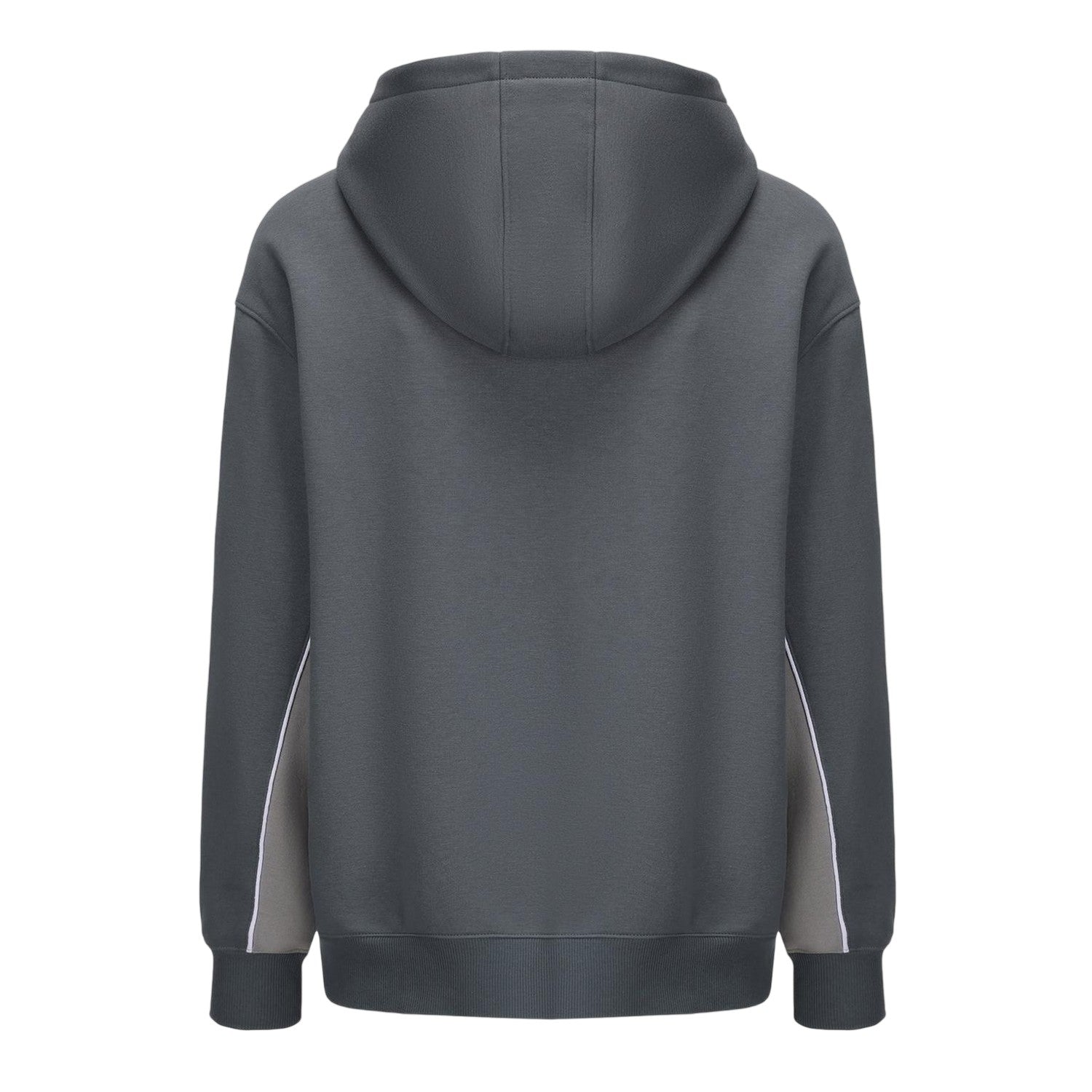 Slate - Back - Slazenger Mens Colour Block Drawstring Hoodie